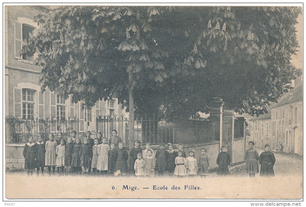 MIGE - Ecole Des Filles - Carte En L'état - Sonstige & Ohne Zuordnung