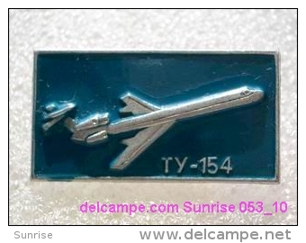 Soviet Airplane Tu-154 / Soviet Badge _053_2756_10 - Luftfahrt