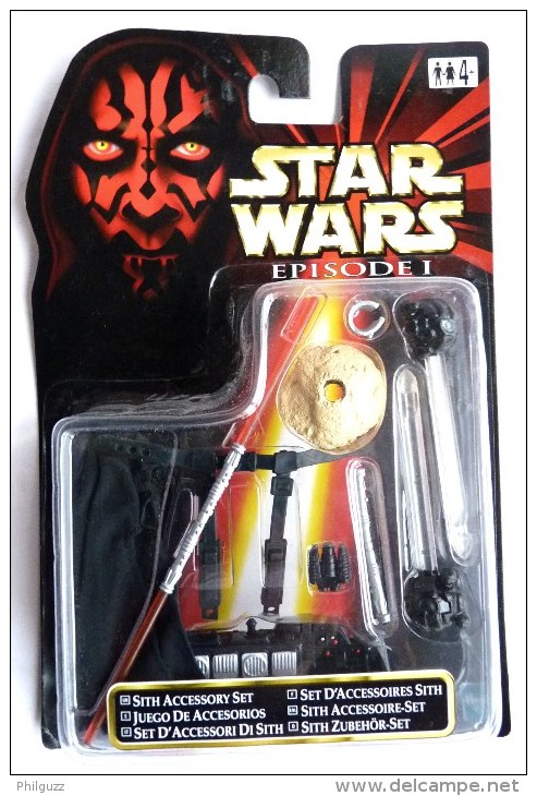 STAR WARS 1995 BLISTER EU EPISODE I SITH ACCESSORY SET PAS FIGURINE - Episodio I