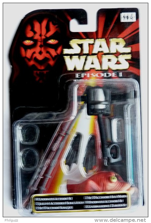 Pas FIGURINE STAR WARS 1995 BLISTER EU EPISODE I UNDERWATER ACCESSORY SET - Episodio I