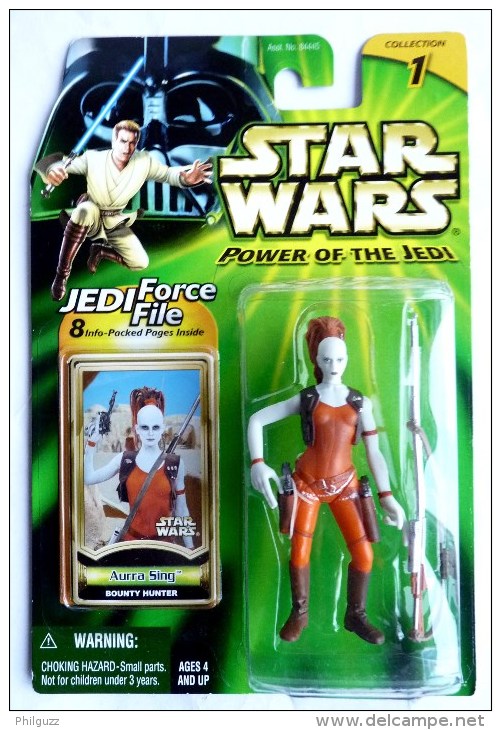 BLISTER US FIGURINE STAR WARS POWER OF THE JEDI AURRA SING - Power Of The Force