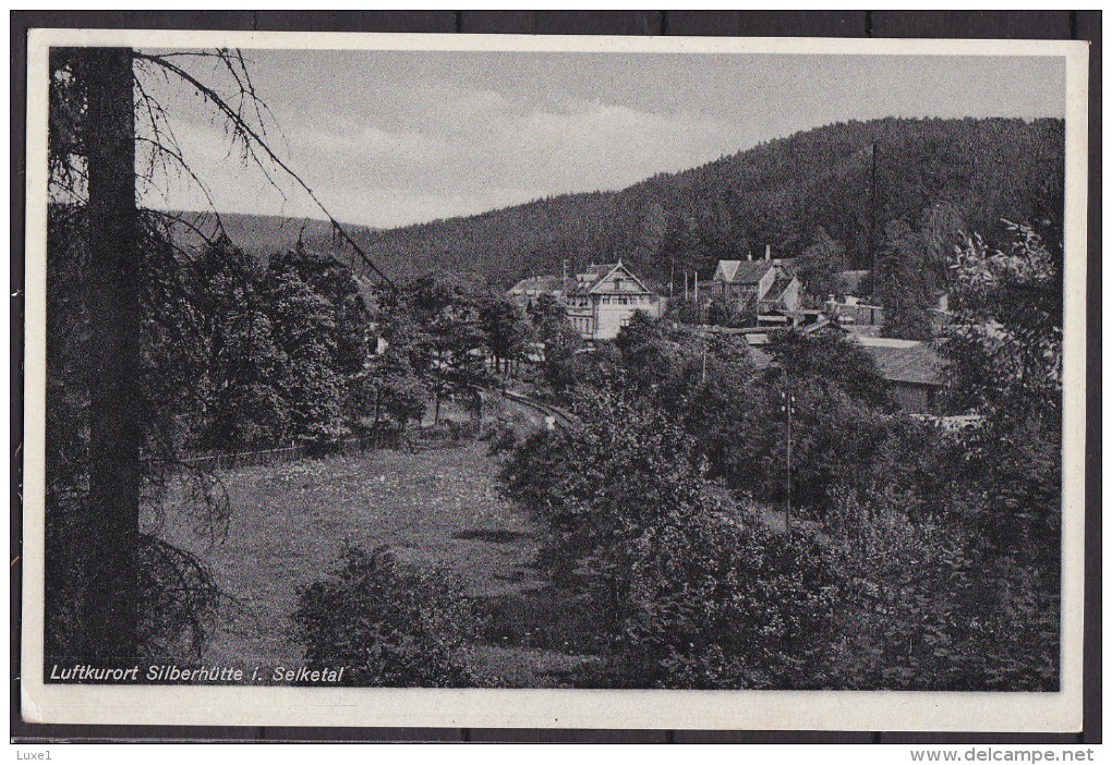 GERMANY,  SILBERHUTTE  SELKETAL  , OLD POSTCARD - Ballenstedt