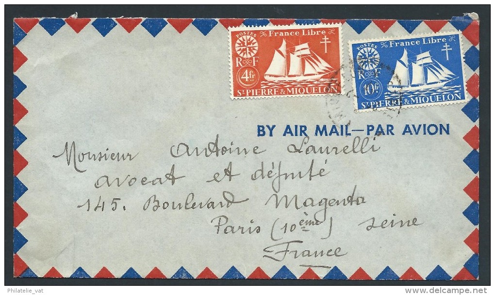 ST PIERRE ET MIQUELON - Enveloppe Pour La France - à Voir - Lot P13864 - Covers & Documents