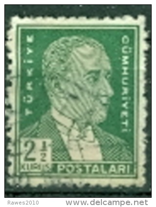 Türkei 1931 2 1/2 K. + 4 K. + 5 K. + 12 1/2 K. Gest. Kemal Atatürk - Used Stamps