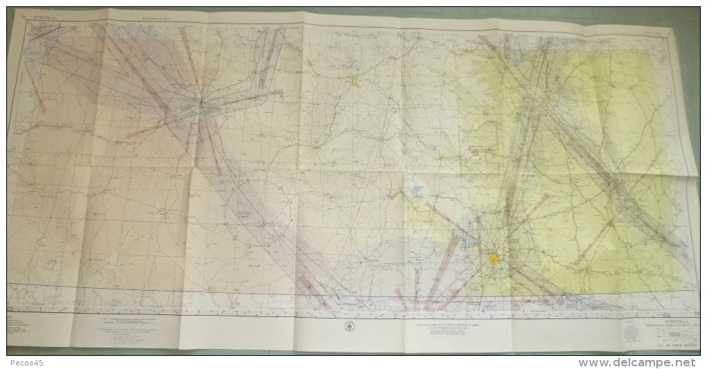 Carte Aérienne U.S. Air Force - AUSTIN (P - 5) - 1952. - Autres & Non Classés