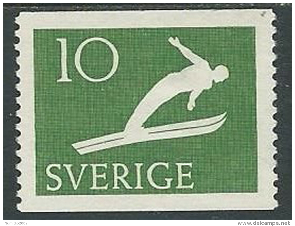 1953 SVEZIA ATLETICA SVEDESE 10 ORE SALTO CON SCI MH * - ZX7.9 - Nuevos