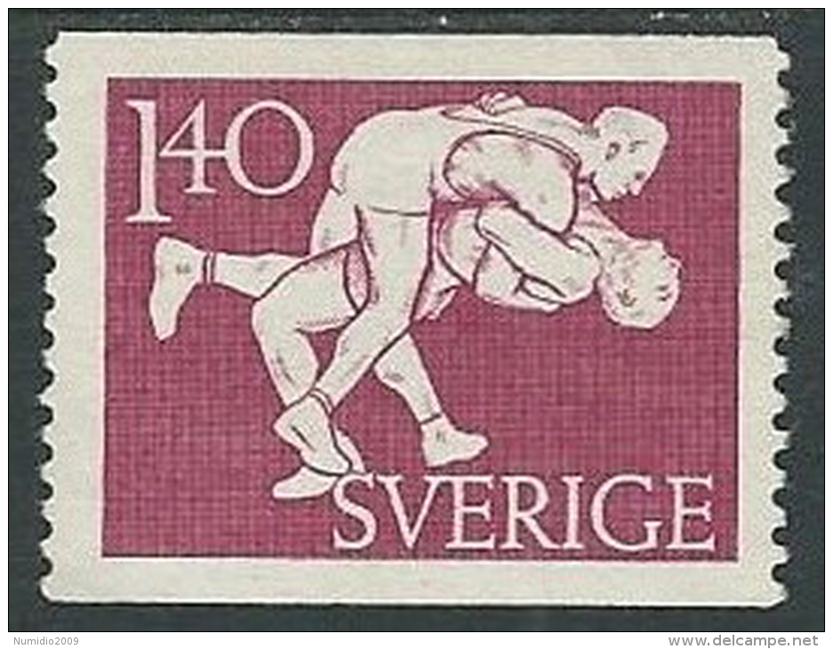 1953 SVEZIA ATLETICA SVEDESE 140 ORE LOTTA MH * - ZX7.9 - Unused Stamps