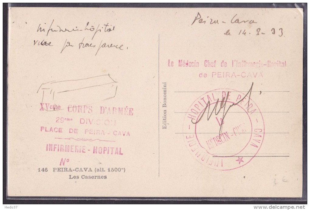 Cachets Militaires - Lettre - Cachets Militaires A Partir De 1900 (hors Guerres)