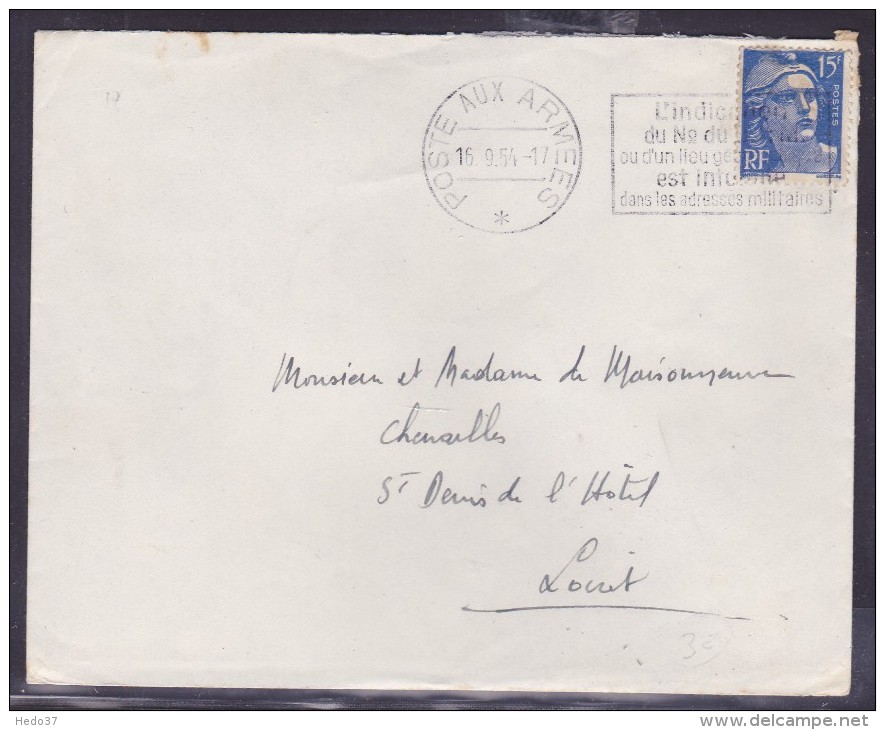 Cachets Militaires - Lettre - Cachets Militaires A Partir De 1900 (hors Guerres)