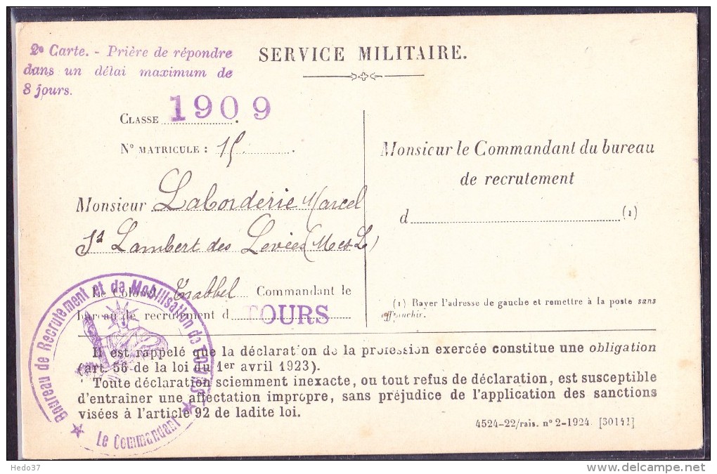 Cachets Militaires - Lettre - Cachets Militaires A Partir De 1900 (hors Guerres)