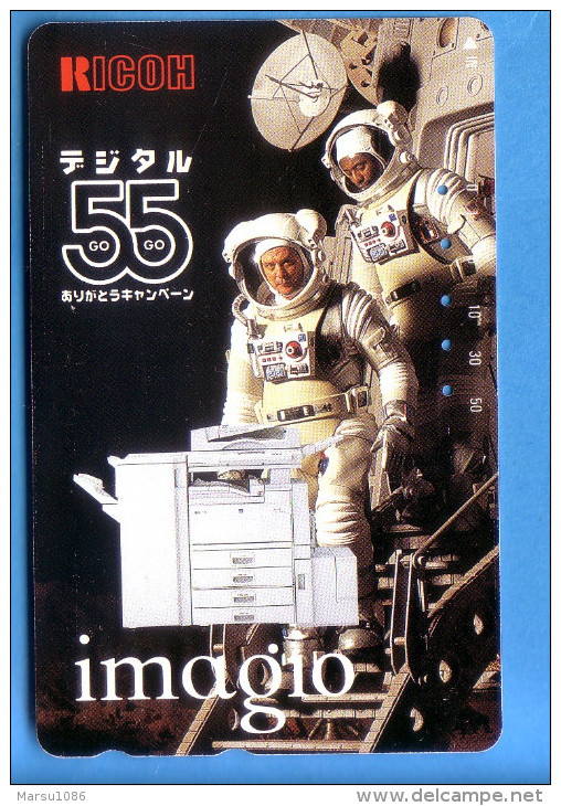 Japan Japon Telefonkarte Télécarte Phonecard -  Space All Astronaut - Espace