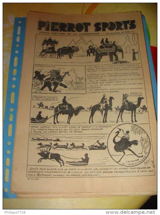 Petite histoire de la LOCOMOTION lot 9 feuilles 1935