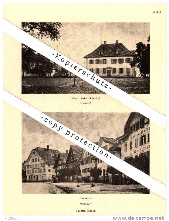 Photographien / Ansichten , 1920 , Neuenkirch , Rothenburg , Escholzmatt , Grossdietwil , Prospekt , Architektur , Fotos - Escholzmatt