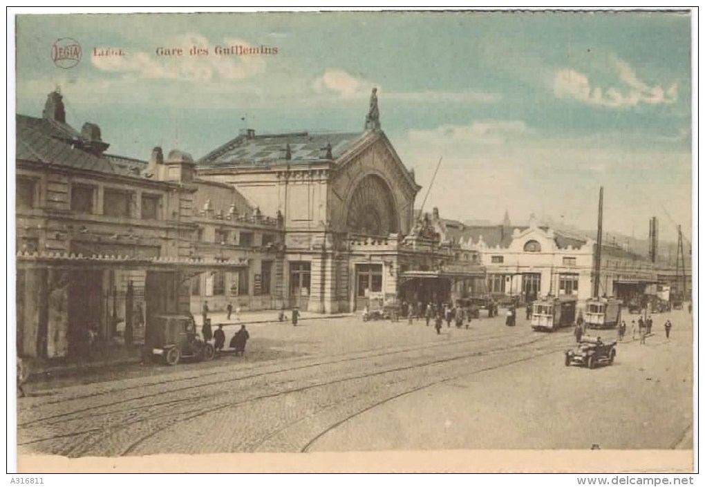 Cpa LIEGE  GARE DES GUILLEMINS - Herstal