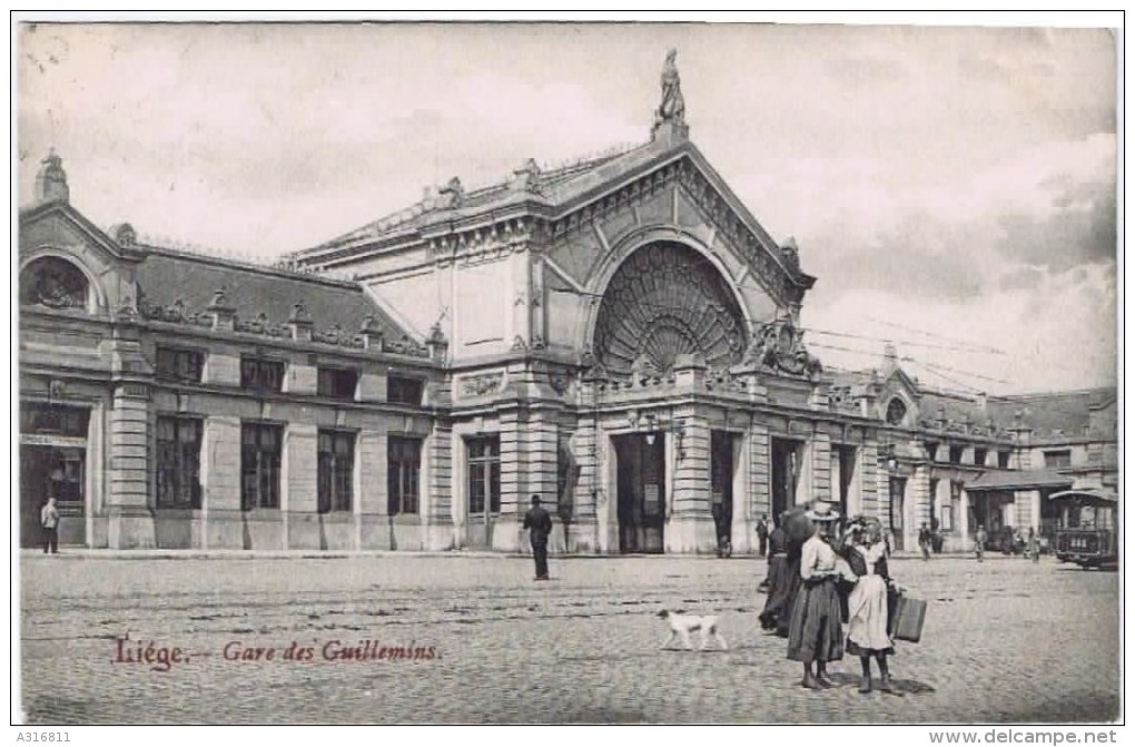 Cpa LIEGE  GARE DES GUILLEMINS - Herstal