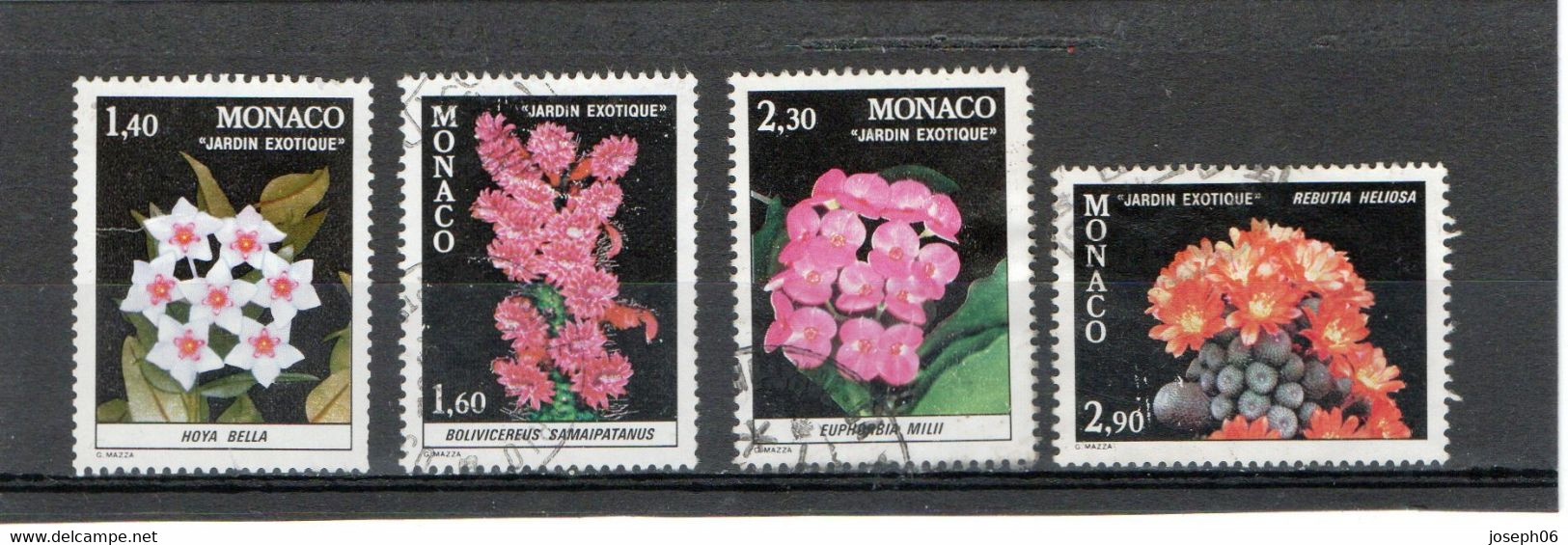 MONACO    1982  Y.T. N° 1306 à 1311  Incomplet  Oblitéré - Gebraucht