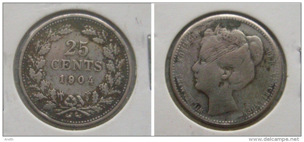 PAYS BAS / NETHERLANDS - 25 Cents 1904 - 1815-1840: Willem I.