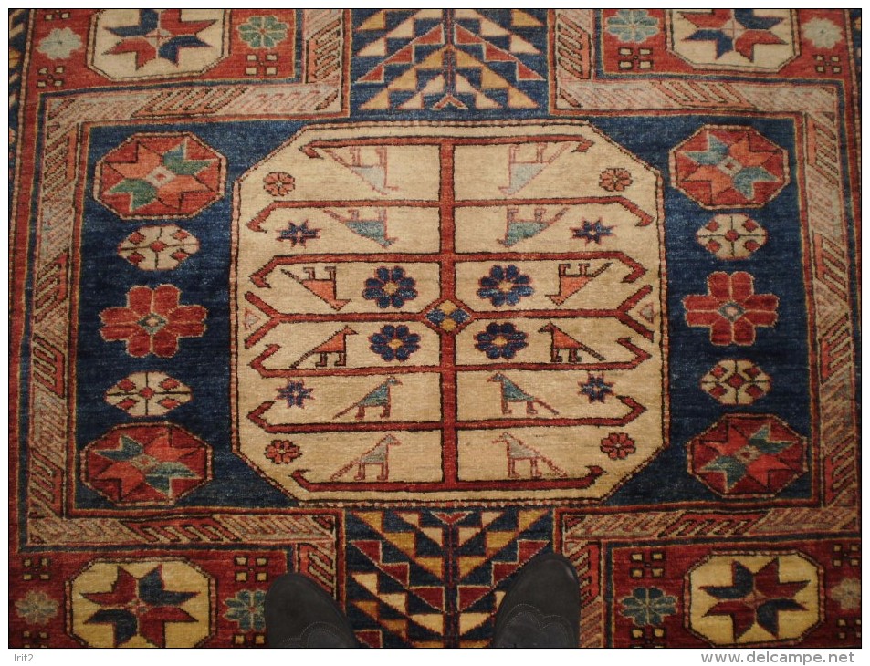 EXEMPLARY ORIGINAL GHAZNI ENTIRELY HAND KNOTTED QUALITY 'WOOL ON WOOL EXTRFINE - Teppiche & Wandteppiche