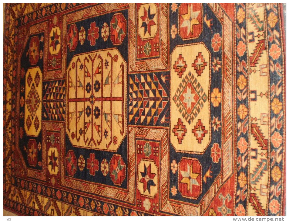 EXEMPLARY ORIGINAL GHAZNI ENTIRELY HAND KNOTTED QUALITY 'WOOL ON WOOL EXTRFINE - Tapis & Tapisserie