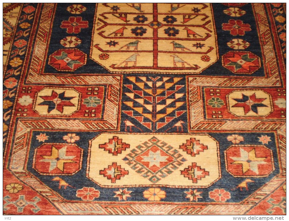 EXEMPLARY ORIGINAL GHAZNI ENTIRELY HAND KNOTTED QUALITY 'WOOL ON WOOL EXTRFINE - Rugs, Carpets & Tapestry