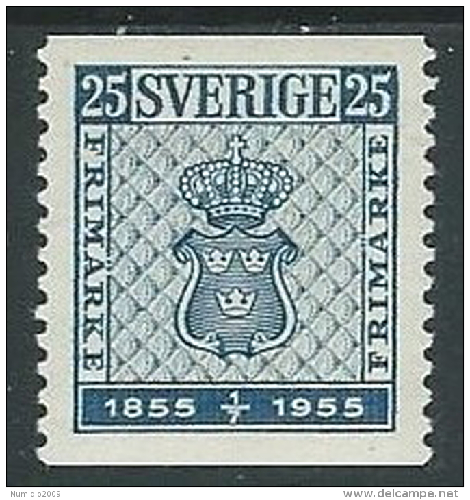 1955 SVEZIA PRIMO FRANCOBOLLO SVEDESE 25 ORE MH * - ZX8 - Unused Stamps