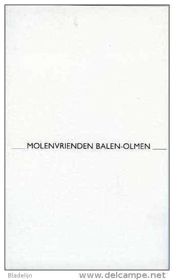 BALEN (Antw.) - Molen/moulin - De Verdwenen Houten Schoormolen Omstreeks 1940 (reproductie Prentkaart) - Balen