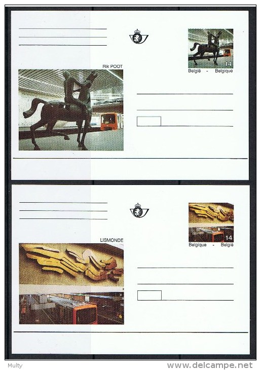 Belgie OCB BK 39 / 43 - Illustrated Postcards (1971-2014) [BK]