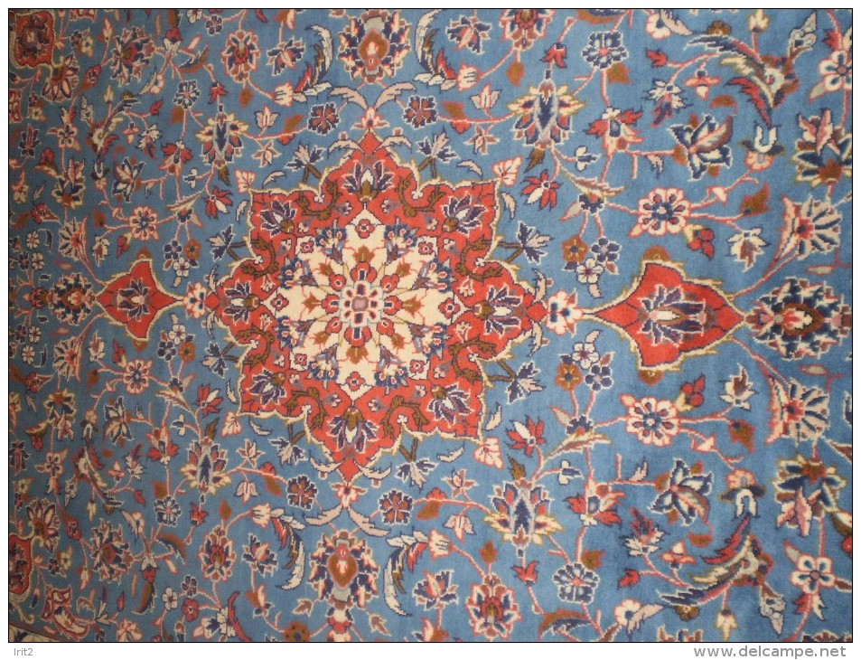 ORIGINAL  PERSIAN PERSIA CARPET YAZD ENTIRELY HAND KNOTTED QUALITY 'ON COTTON WOOL EXTRA FINE - Tapijten