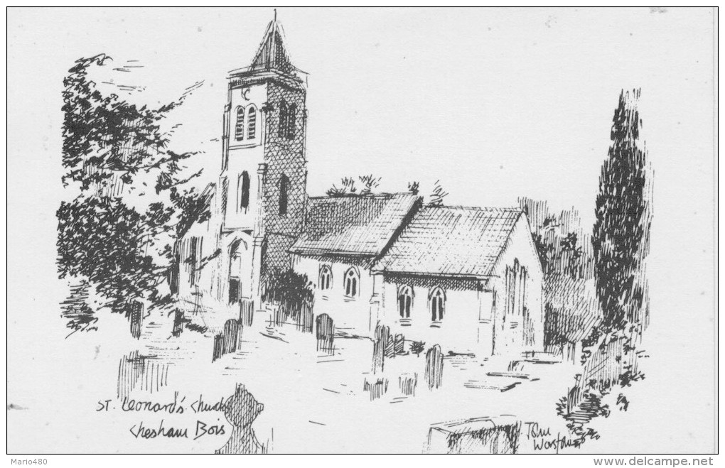 CHESHAM BOIS  ST. LEONARD  CHURCH   BY  JOHN WARSTON     (NUOVA) - Buckinghamshire