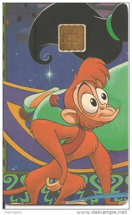 CARTE°-PUCE-JEUX-10U-DISNEY -SINGE-ABU-NEUVE-TBE-RARE - Disney