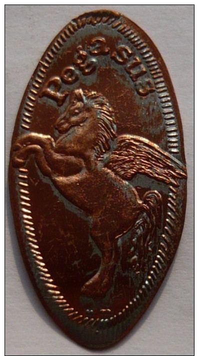 1 CENT PEGASUS  Elongated Coins  Pennies USA - Elongated Coins