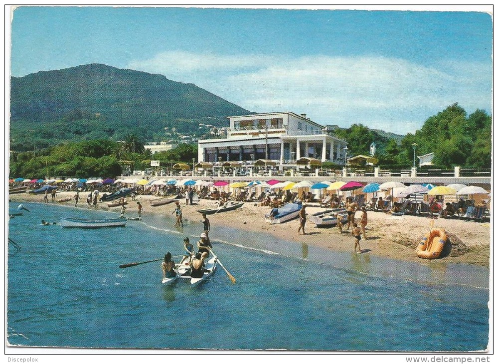 O279 San Felice Circeo (Latina) - Spiaggia Di Levante E Hotel Neanderthal / Viaggiata 1966 - Altri & Non Classificati