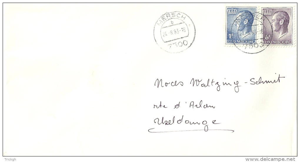 Luxembourg Mersch 1983 - Cartas & Documentos