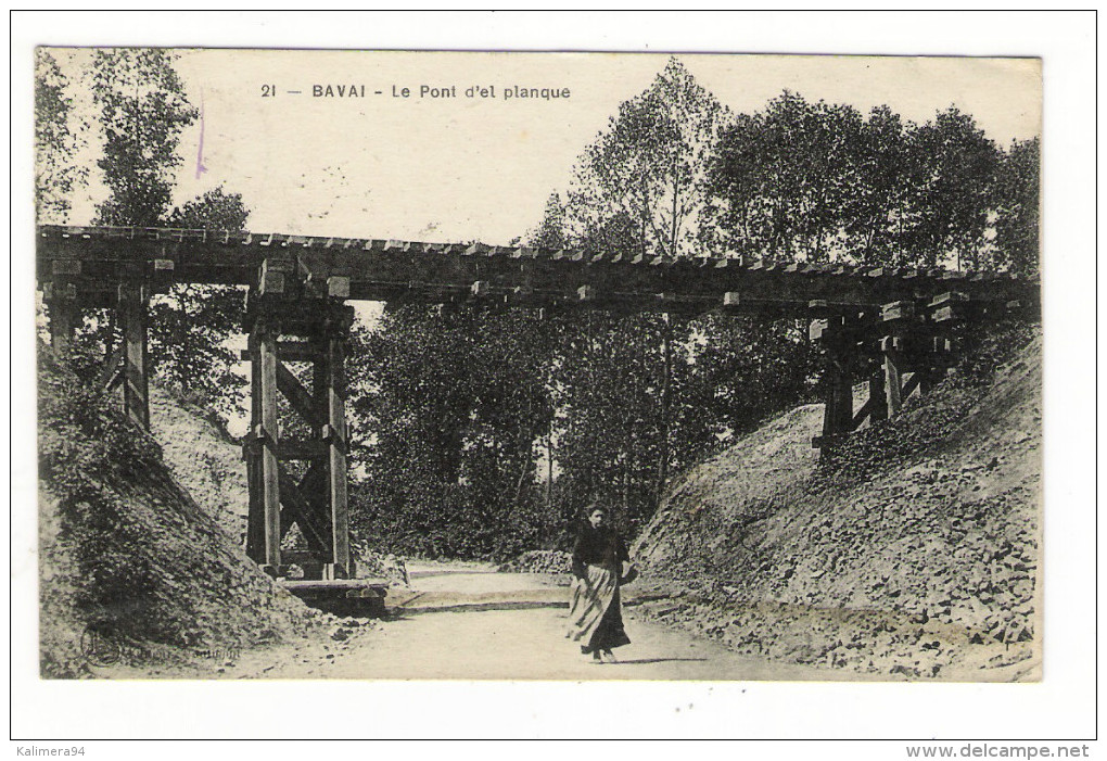 NORD  /  BAVAI  ( BAVAY ) /  LE  PONT  D' EL  PLANQUE  ( Voie De Chemin De Fer ) - Bavay