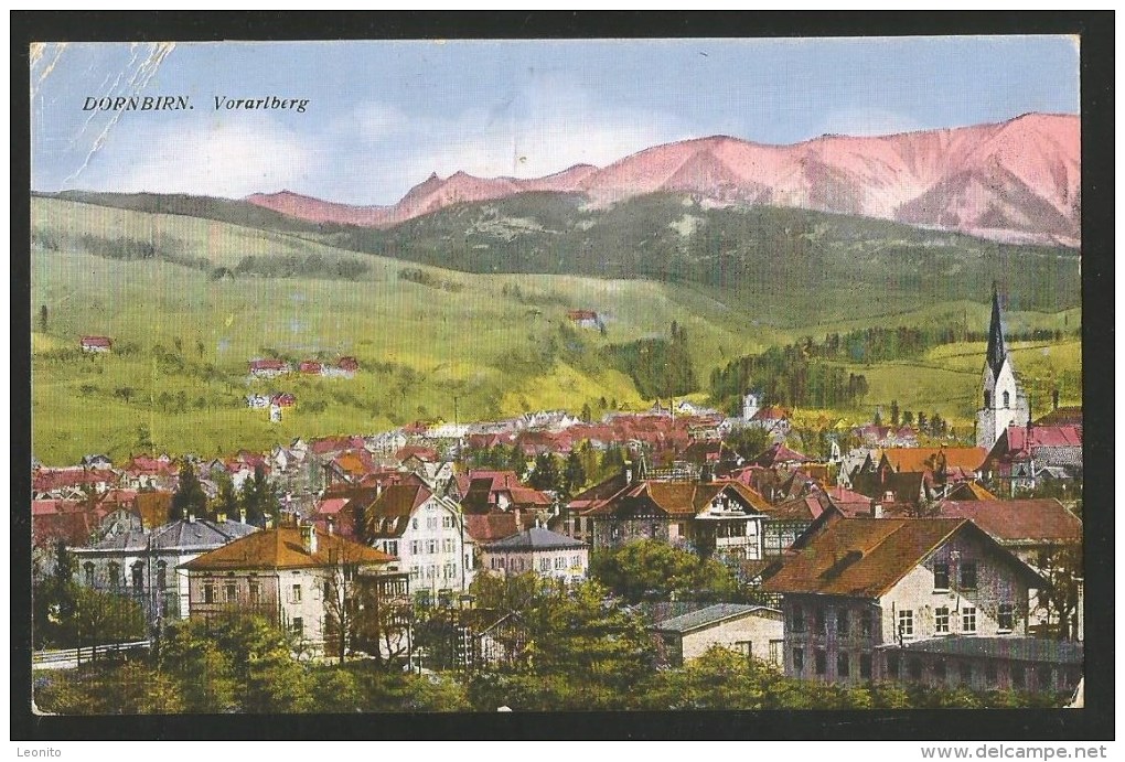 DORNBIRN Vorarlberg Nach Gränichen Aargau Porto-Briefmarken 1926 - Dornbirn