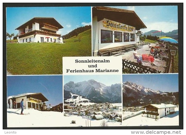 SONNLEITENALM Salzburg Abtenau-Schratten Hallein FERIENHAUS MARIANNE 1983 - Abtenau