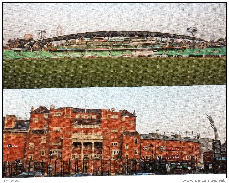 Postcard - Surrey Cricket Club Stadium - The KIA Oval. SpoO02 - Cricket