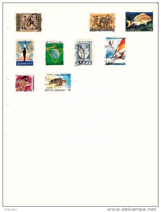Lot 276 timbres Grèce voir scan