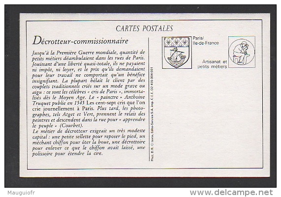 DF / 75 PARIS / PETITS MÉTIERS / LE DÉCROTTEUR-COMMISSIONNAIRE - Petits Métiers à Paris