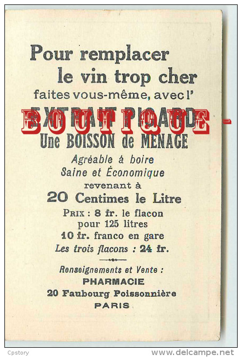 ACHAT DIRECT < BENJAMIN  RABIER  - TENTATIVE D'EVASION - PRISON Et SOURIS - PUBLICITE PHARMACIE < BOISSON PICARD Au DOS - Rabier, B.