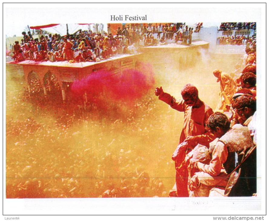 (951) India Holi Festival (with Stamps) - Buddhismus