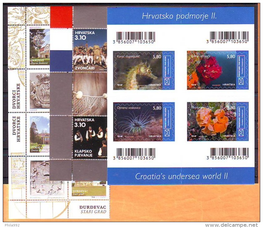 Croatia 2015 Y Complete Year All Stamps Issues MNH - Crete