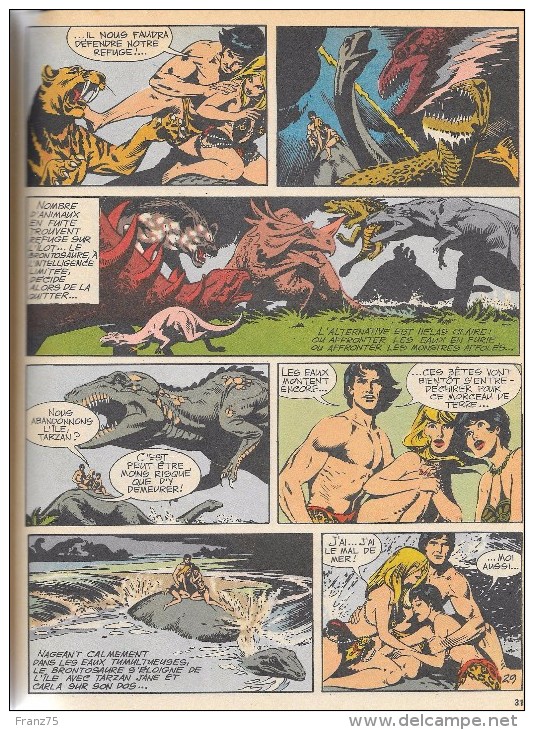 TARZAN Géant N°19-"Le Démon Des Abîmes"-Sagedition 1974 (scans)--TBE - Tarzan