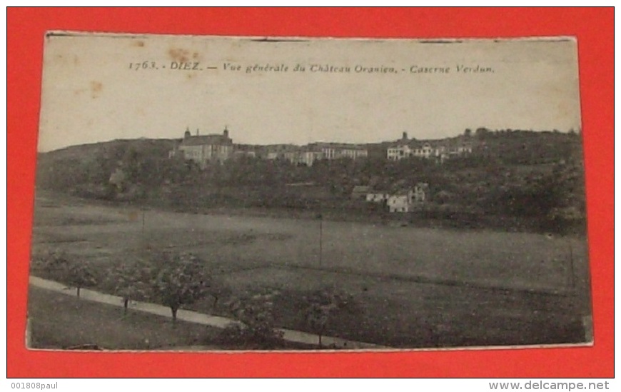 Diez - Lot De 3 Cartes Postales :: Caserne Verdun - Vue Générale - Cour D'honneur Du Château   ------------ 328 - Diez