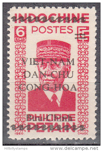 Viet Nam--north    Scott No 1L 7    Unused Hinged    Year  1945    Very Scarce !! - Vietnam