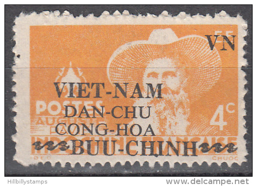 Viet Nam--north    Scott No 1L 11    Unused Hinged    Year  1945    Very Scarce !! - Vietnam