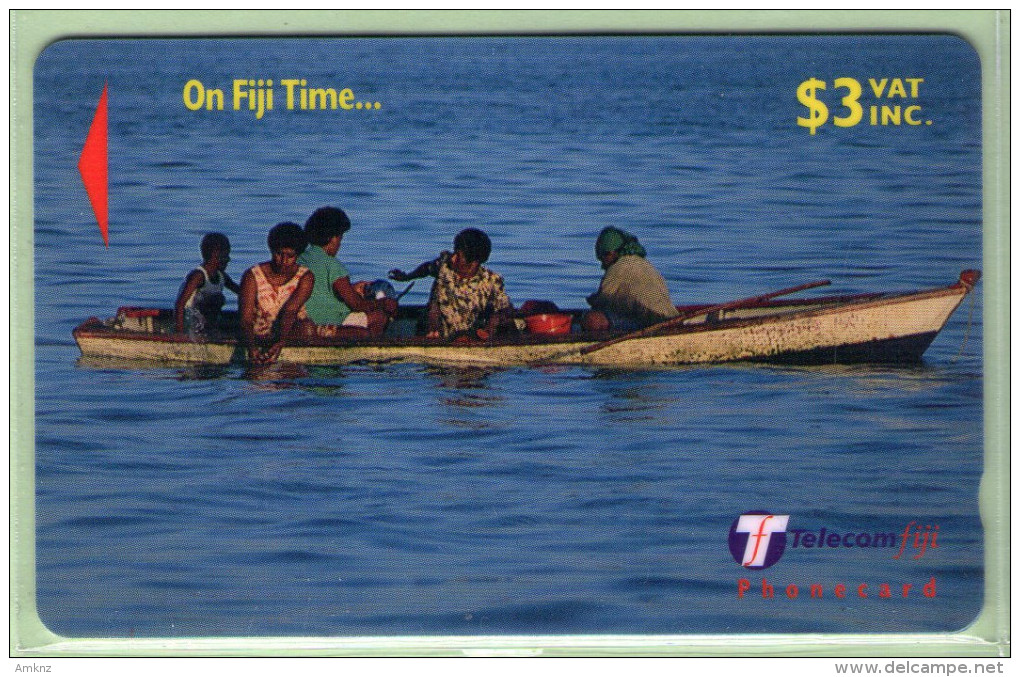 Fiji - 1999 On Fiji Time - $3 Fishing - FIJ-155 - VFU - Figi