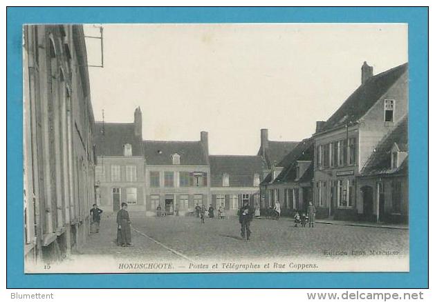 CPA Facteur - Postes Et Télégraphes Rue CVoppens HONDSCHOOTE 59 - Hondshoote