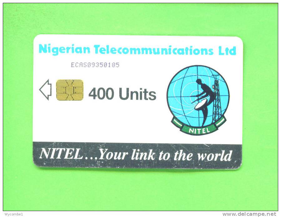 NIGERIA - Chip Phonecard 400 Units Reverse Sateliite Dish - Nigeria