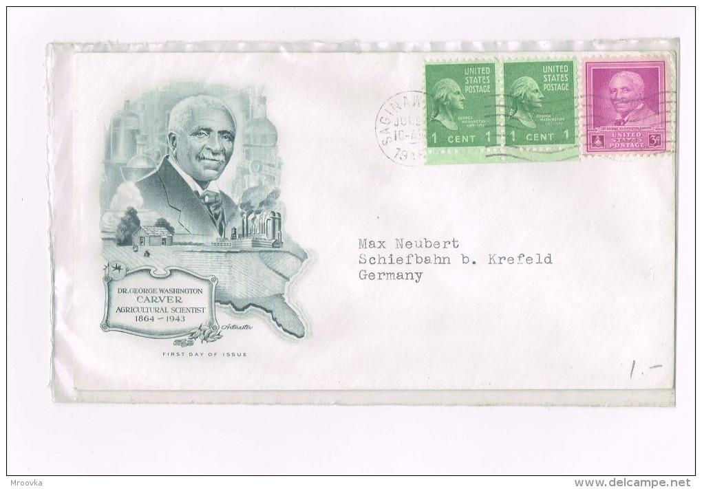 Dr. George Washington Carver - Agricultural Scienist 1864-1943 / 1948- USA - Autres & Non Classés
